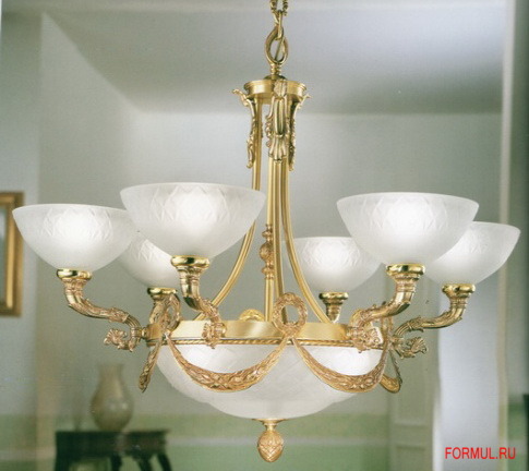 Люстра Possoni Illuminazione 1741/6+3 ORO